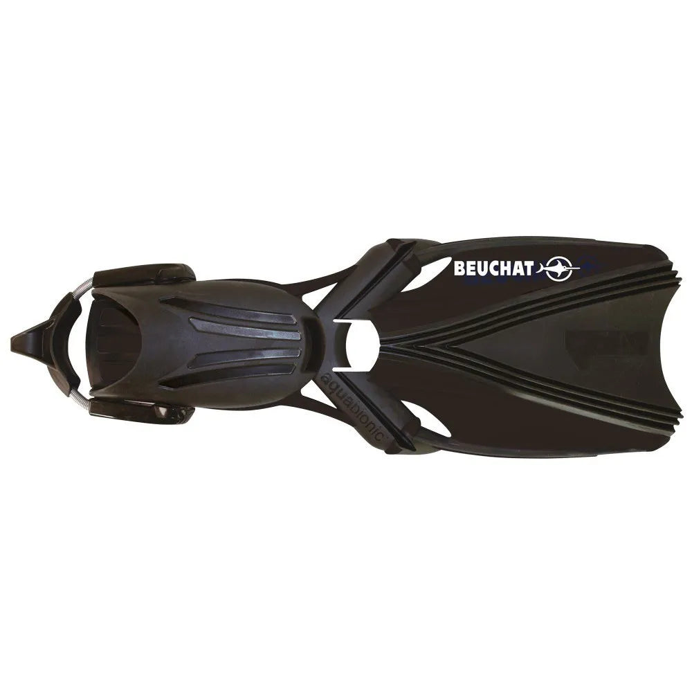 Beuchat Aletas de buceo Aquabionic Negro