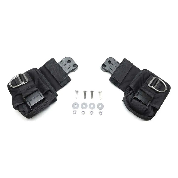 Cressi Bolsillo Aquawing 2 unidades Negro