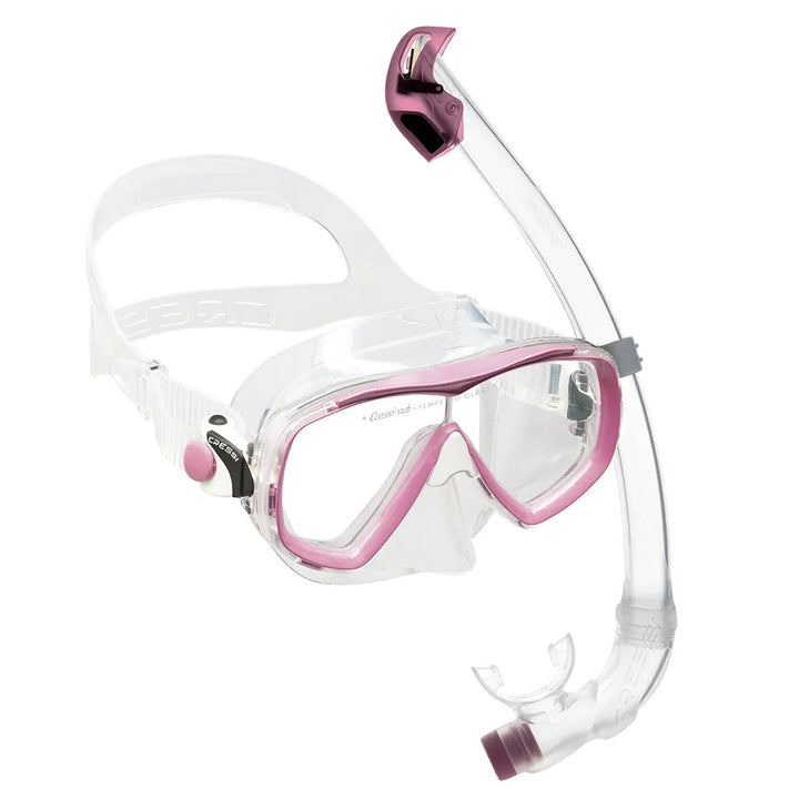 Cressi Kit snorkel Estrella & Seal Dry Transparente