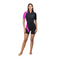 Salvimar Shorty de manga corta para mujer Aquatic 2.0 mm Negro