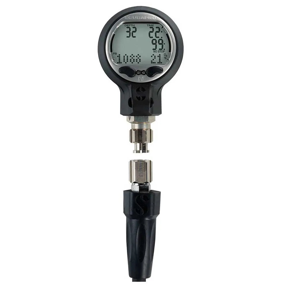 Scubapro Ordenador de buceo Aladin H With QR Plateado