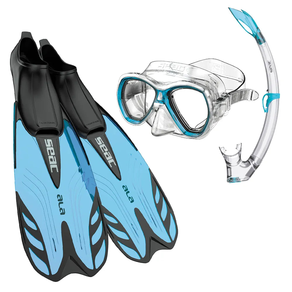 SEAC Kit snorkel Ala Tris Azul